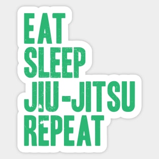 Eat Sleep Jiu-Jitsu Repeat Sticker